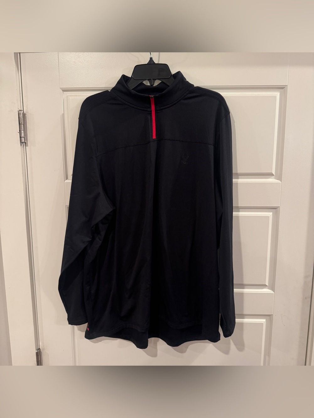 Spyder Active Men's 1/4 Zip Long Sleeve Pullover Performance Shirt Size XL‎
